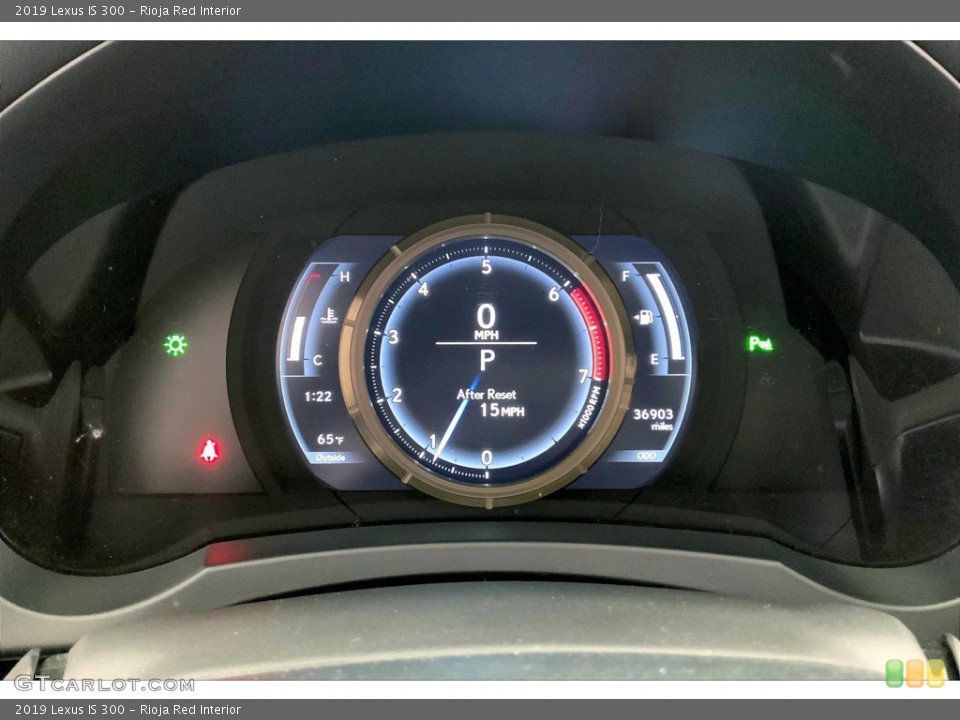 Rioja Red Interior Gauges for the 2019 Lexus IS 300 #146260329