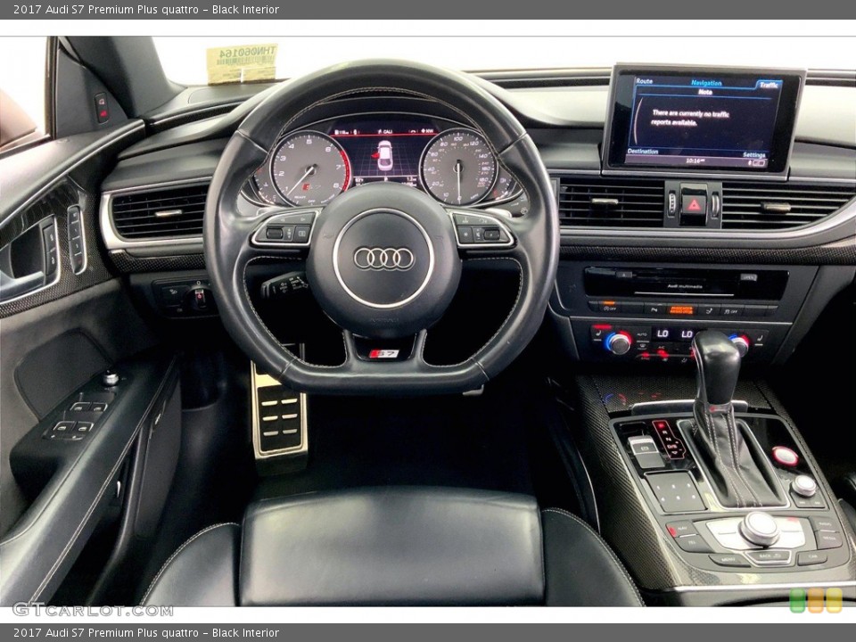 Black Interior Dashboard for the 2017 Audi S7 Premium Plus quattro #146260776