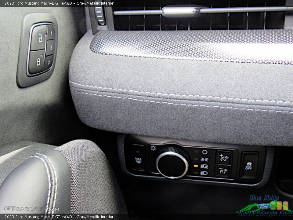 Gray/Metallic Interior Controls for the 2023 Ford Mustang Mach-E GT eAWD #146260923