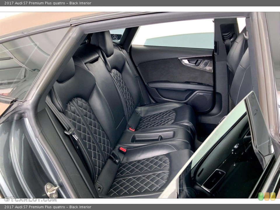 Black Interior Rear Seat for the 2017 Audi S7 Premium Plus quattro #146260929