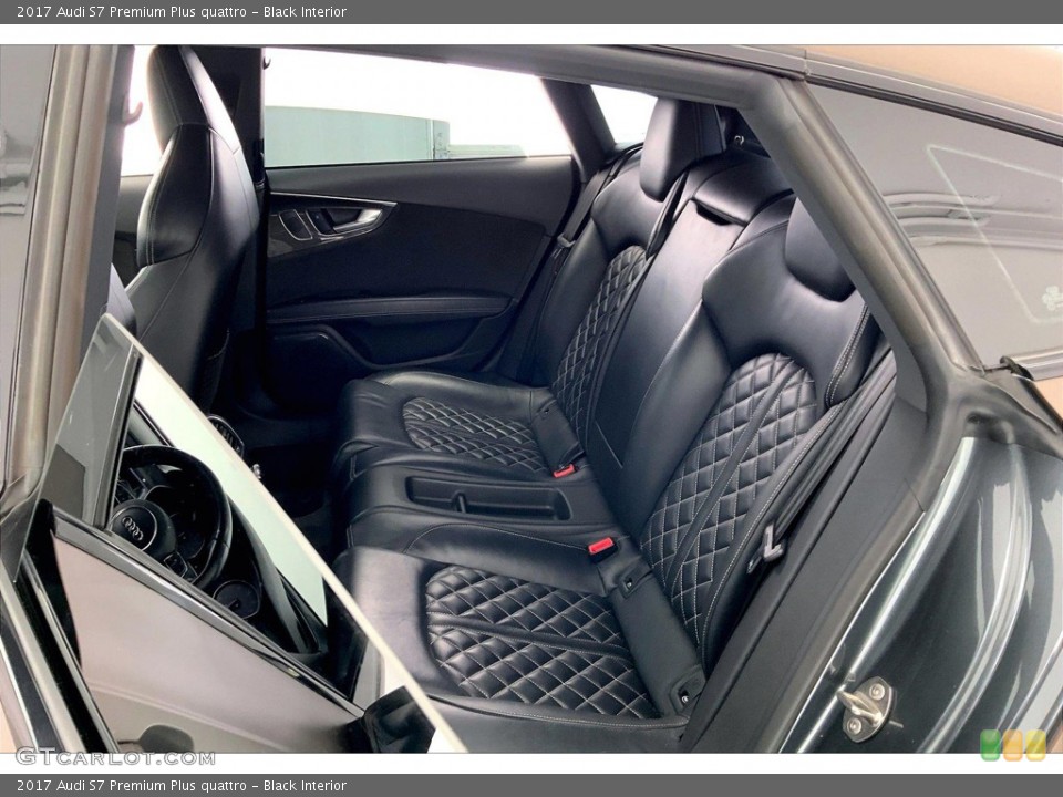 Black Interior Rear Seat for the 2017 Audi S7 Premium Plus quattro #146260941