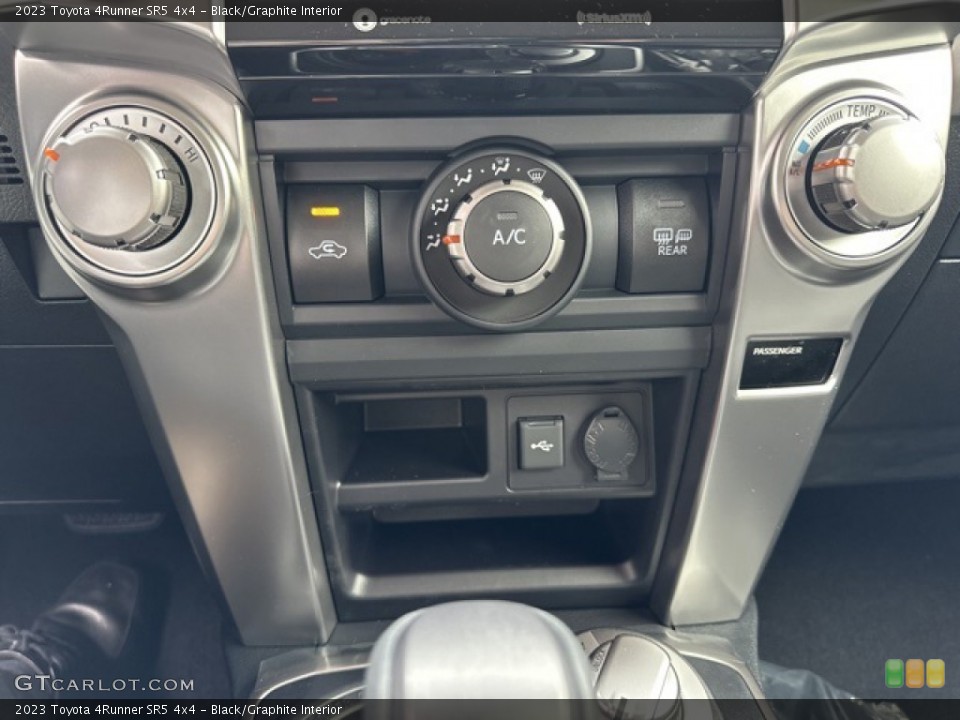 Black/Graphite Interior Controls for the 2023 Toyota 4Runner SR5 4x4 #146262846