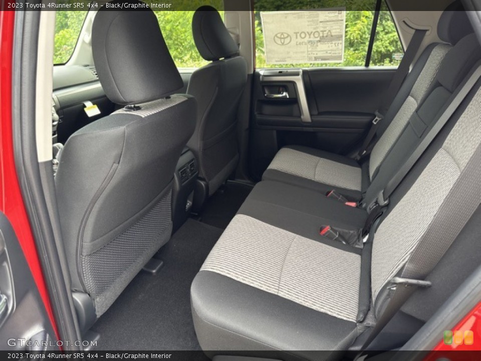 Black/Graphite Interior Rear Seat for the 2023 Toyota 4Runner SR5 4x4 #146262964