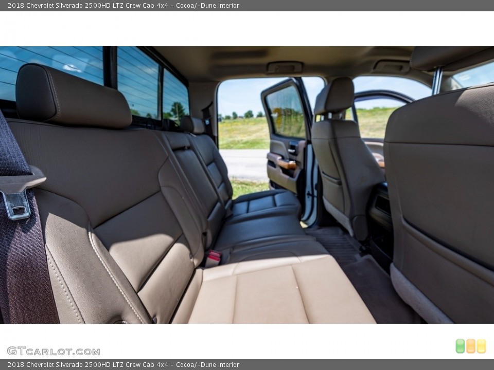 Cocoa/­Dune Interior Rear Seat for the 2018 Chevrolet Silverado 2500HD LTZ Crew Cab 4x4 #146263502