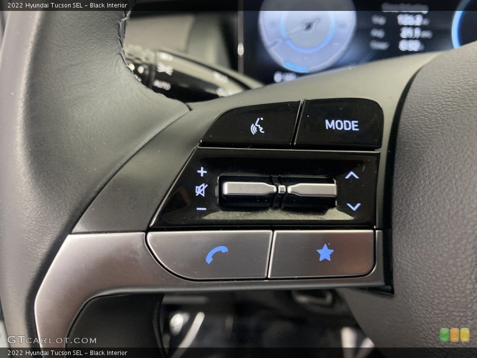 Black Interior Steering Wheel for the 2022 Hyundai Tucson SEL #146263676