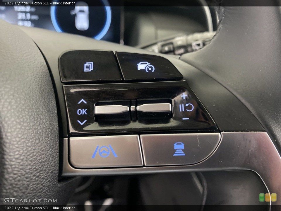 Black Interior Steering Wheel for the 2022 Hyundai Tucson SEL #146263712