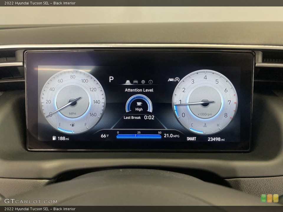 Black Interior Gauges for the 2022 Hyundai Tucson SEL #146263736