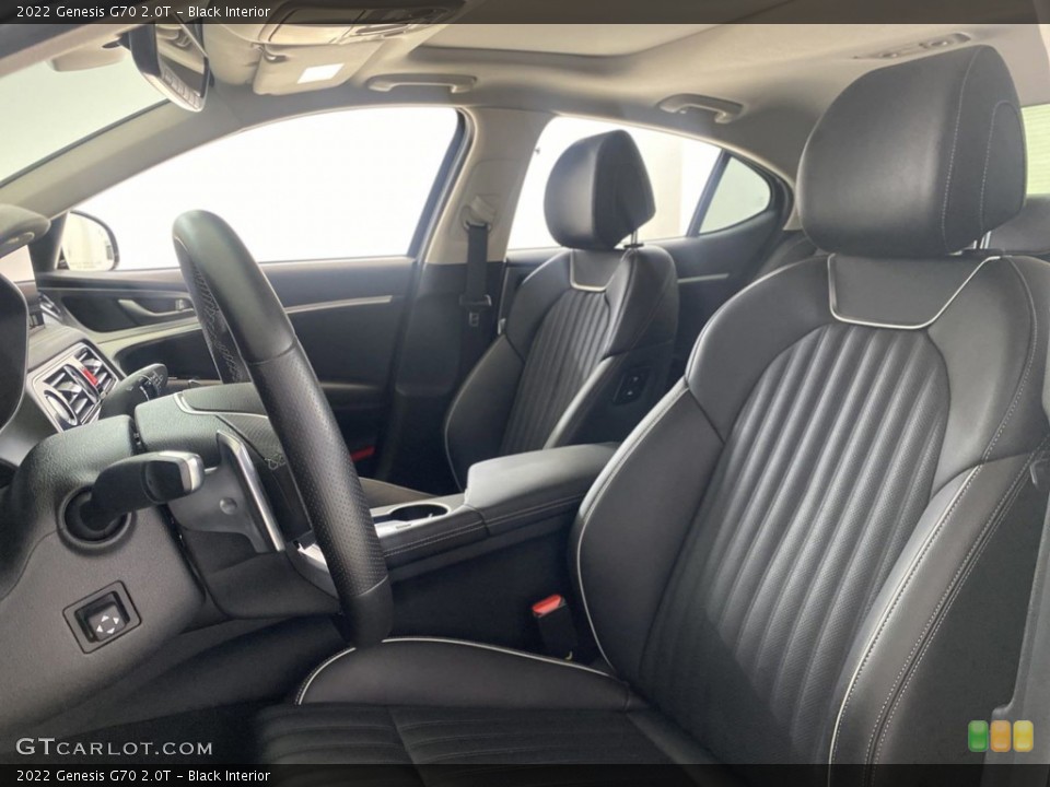 Black Interior Front Seat for the 2022 Genesis G70 2.0T #146263973