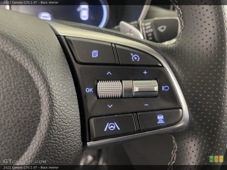 Black Interior Steering Wheel for the 2022 Genesis G70 2.0T #146264045