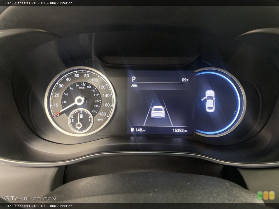 Black Interior Gauges for the 2022 Genesis G70 2.0T #146264066