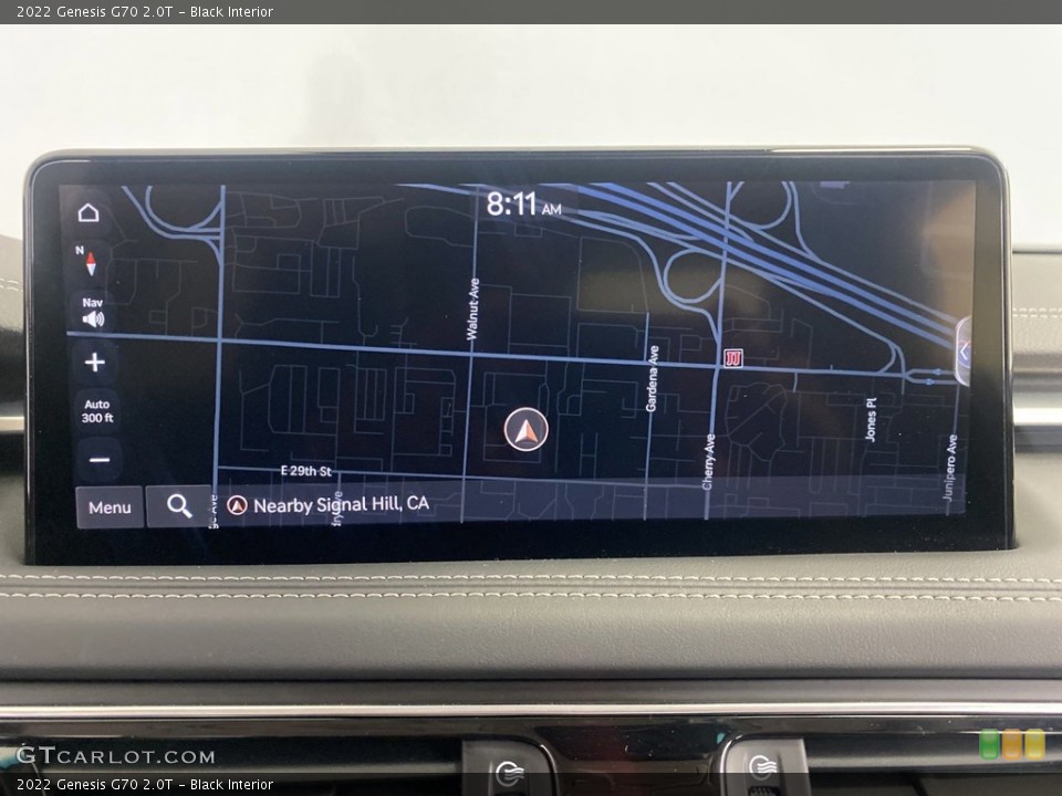 Black Interior Navigation for the 2022 Genesis G70 2.0T #146264138