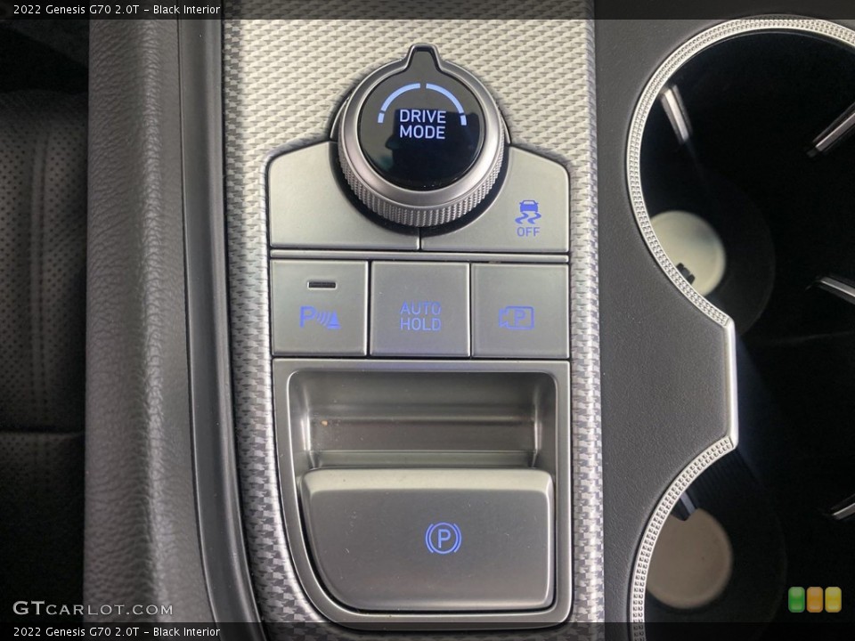 Black Interior Controls for the 2022 Genesis G70 2.0T #146264234