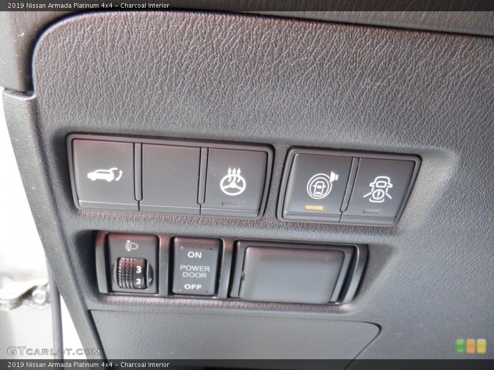Charcoal Interior Controls for the 2019 Nissan Armada Platinum 4x4 #146264285