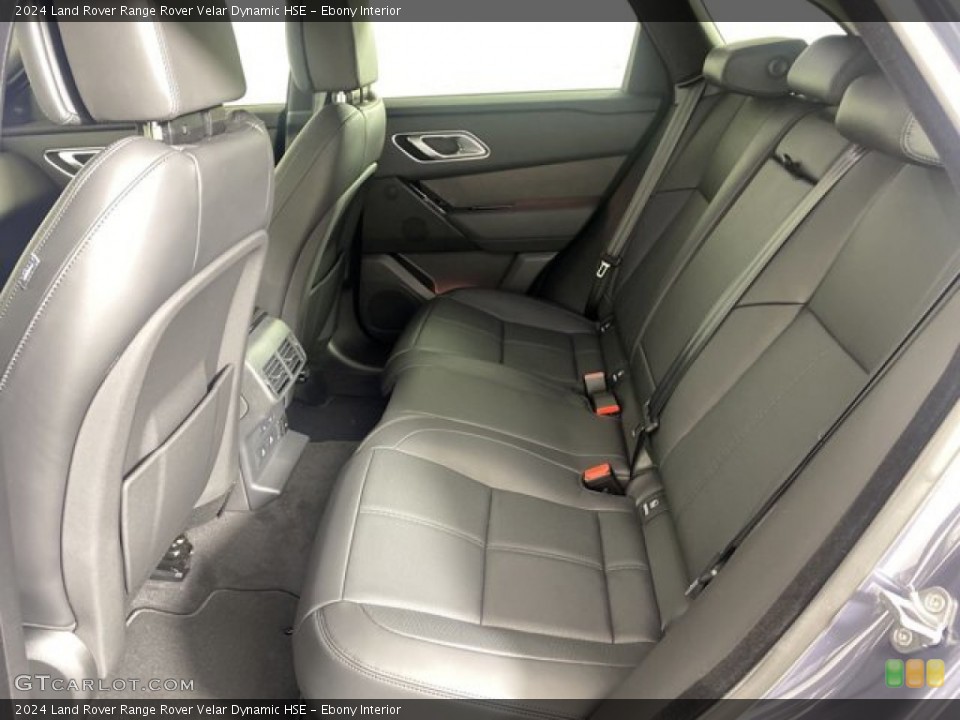 Ebony Interior Rear Seat for the 2024 Land Rover Range Rover Velar Dynamic HSE #146264312