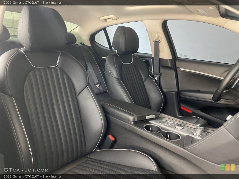 Black 2022 Genesis G70 Interiors