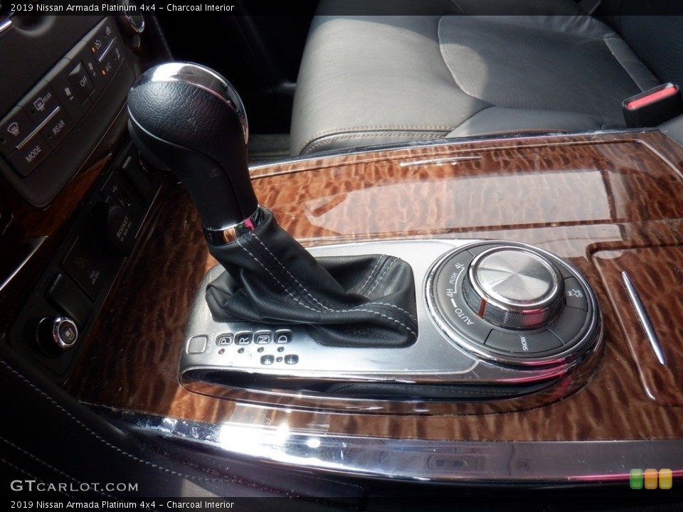 Charcoal Interior Transmission for the 2019 Nissan Armada Platinum 4x4 #146264388