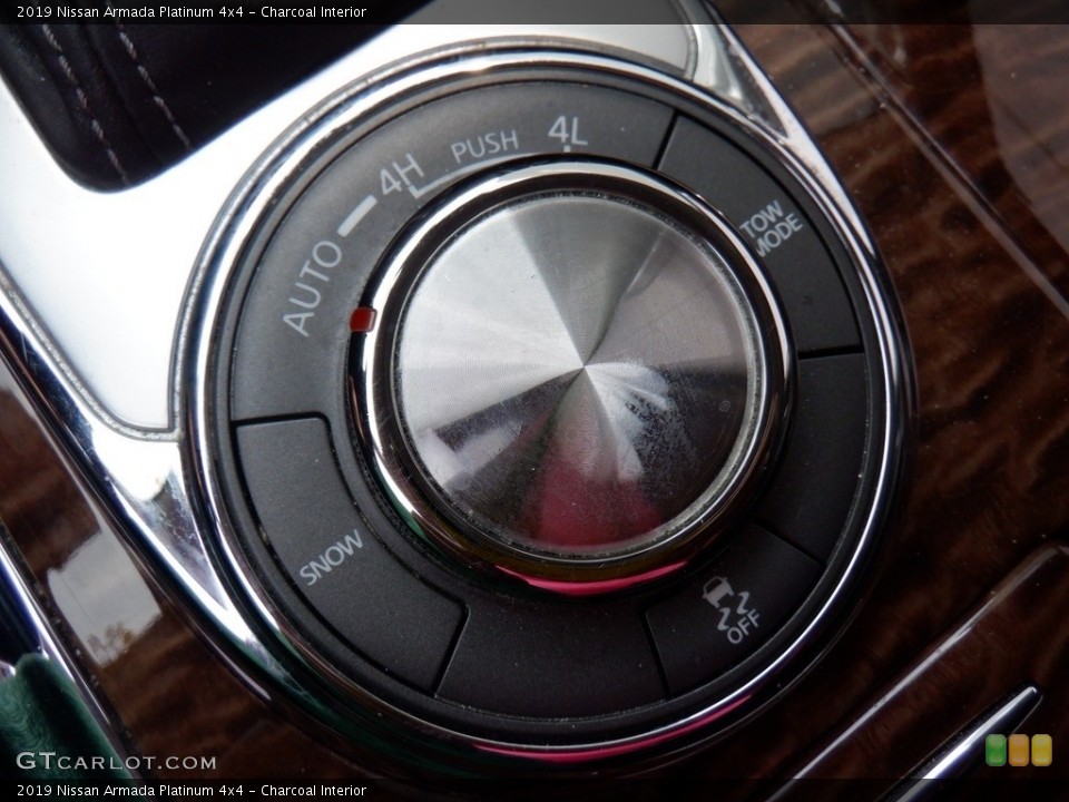 Charcoal Interior Controls for the 2019 Nissan Armada Platinum 4x4 #146264411