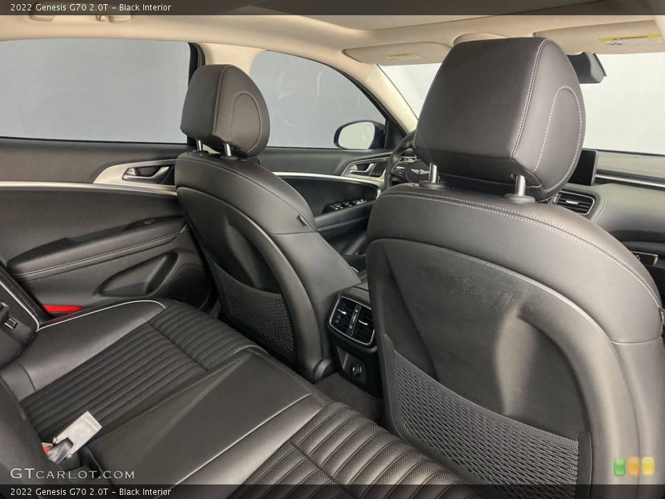 Black Interior Rear Seat for the 2022 Genesis G70 2.0T #146264413