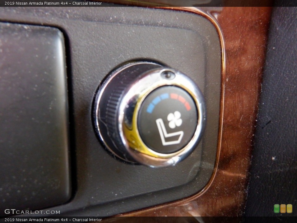 Charcoal Interior Controls for the 2019 Nissan Armada Platinum 4x4 #146264450
