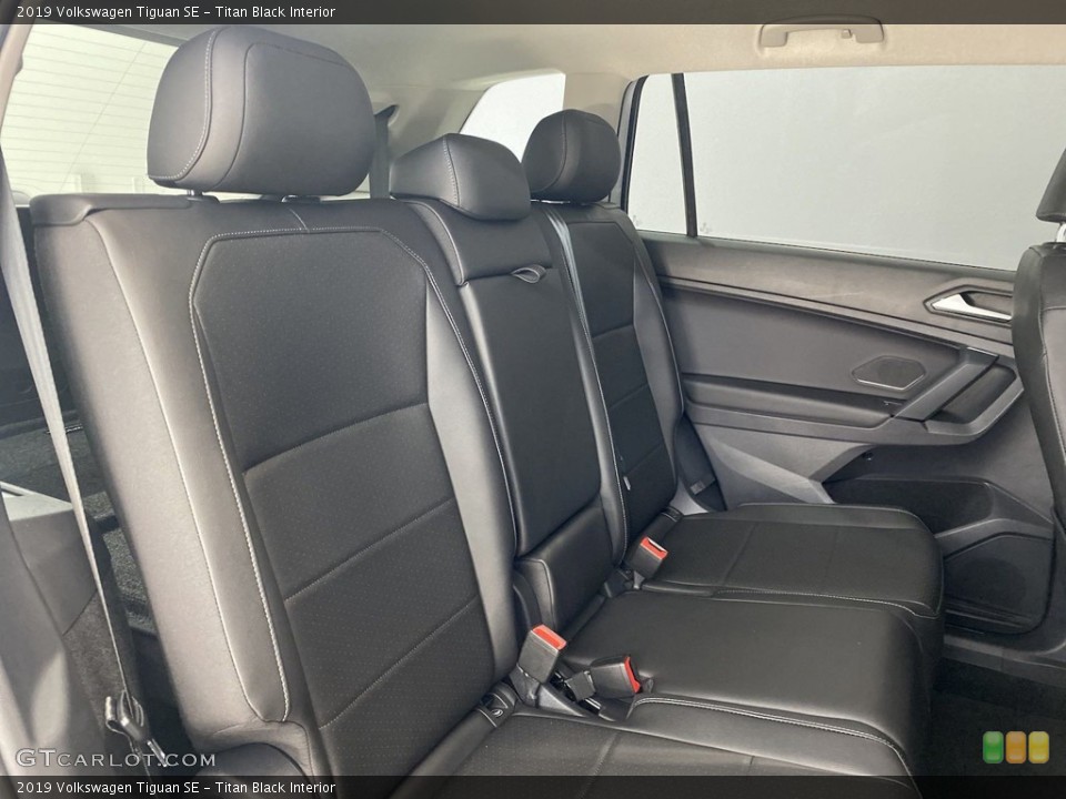 Titan Black Interior Rear Seat for the 2019 Volkswagen Tiguan SE #146265734