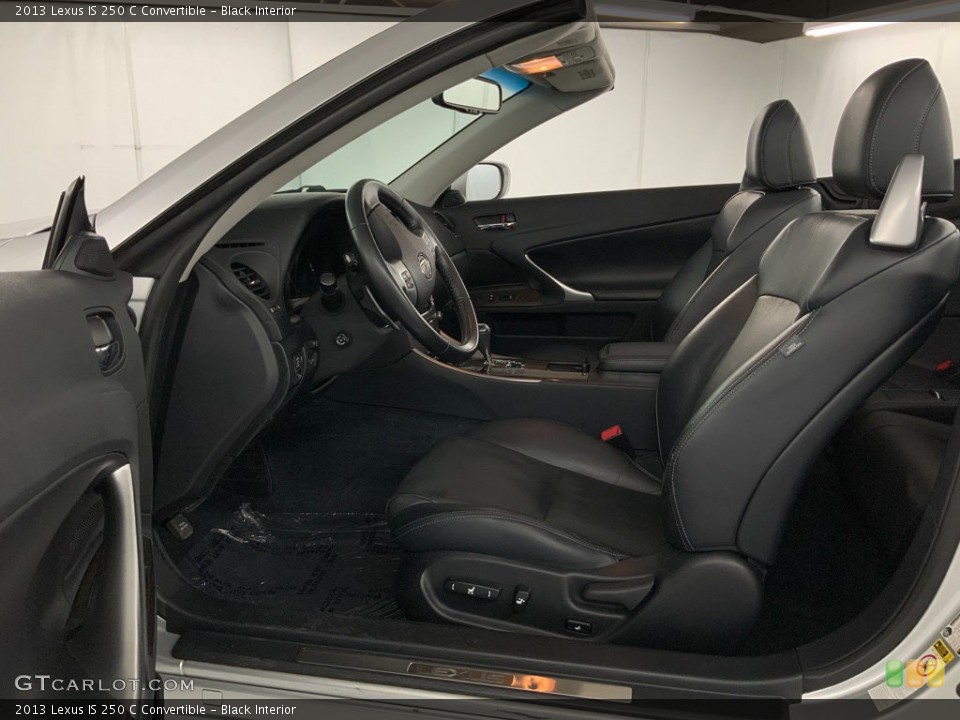 Black Interior Front Seat for the 2013 Lexus IS 250 C Convertible #146265971