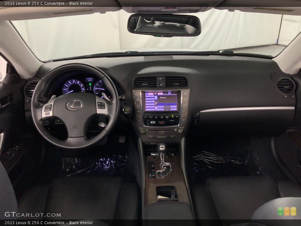 Black Interior Dashboard for the 2013 Lexus IS 250 C Convertible #146266007