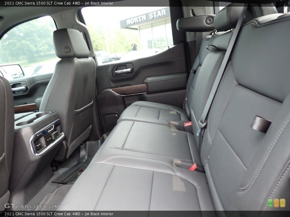 Jet Black Interior Rear Seat for the 2021 GMC Sierra 1500 SLT Crew Cab 4WD #146266543