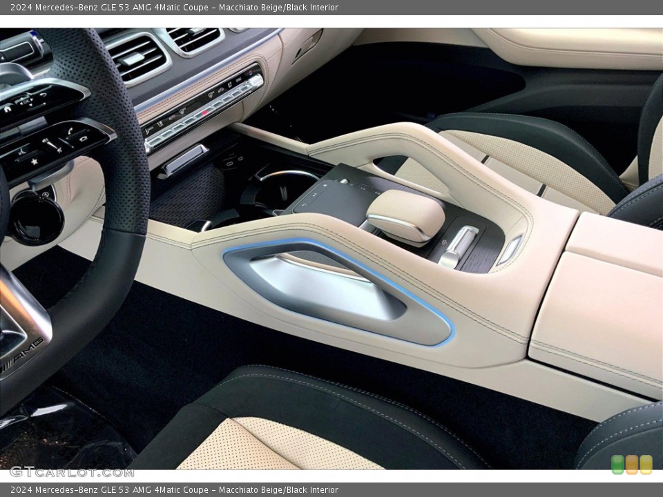 Macchiato Beige/Black Interior Controls for the 2024 Mercedes-Benz GLE 53 AMG 4Matic Coupe #146267126