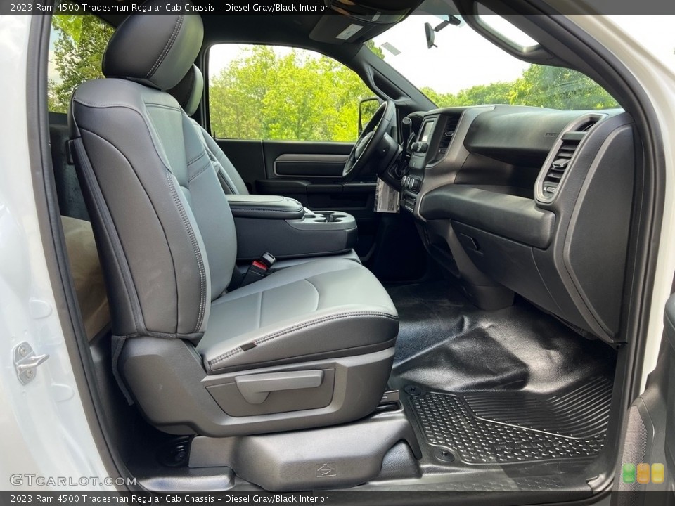 Diesel Gray/Black Interior Front Seat for the 2023 Ram 4500 Tradesman Regular Cab Chassis #146267159