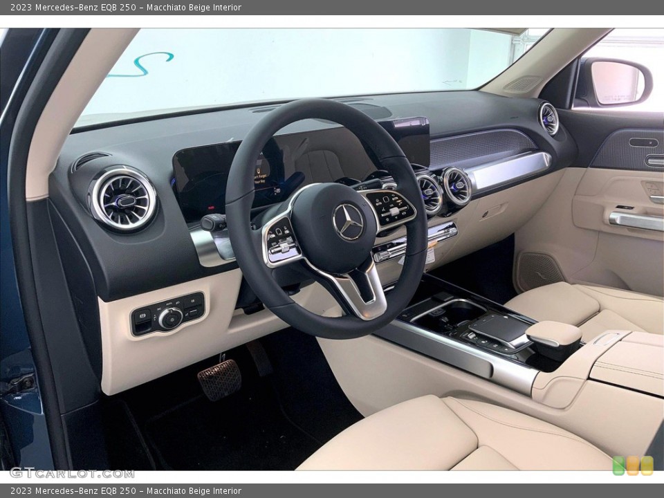 Macchiato Beige Interior Dashboard for the 2023 Mercedes-Benz EQB 250 #146267318