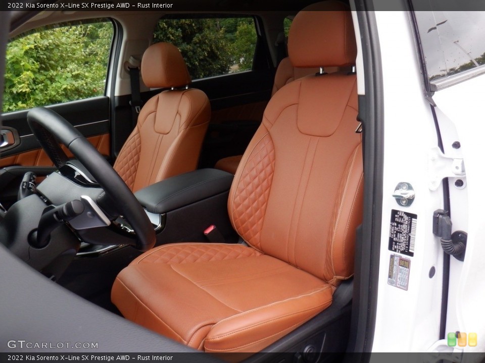 Rust Interior Front Seat for the 2022 Kia Sorento X-Line SX Prestige AWD #146268239