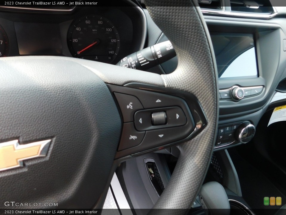 Jet Black Interior Steering Wheel for the 2023 Chevrolet TrailBlazer LS AWD #146269248