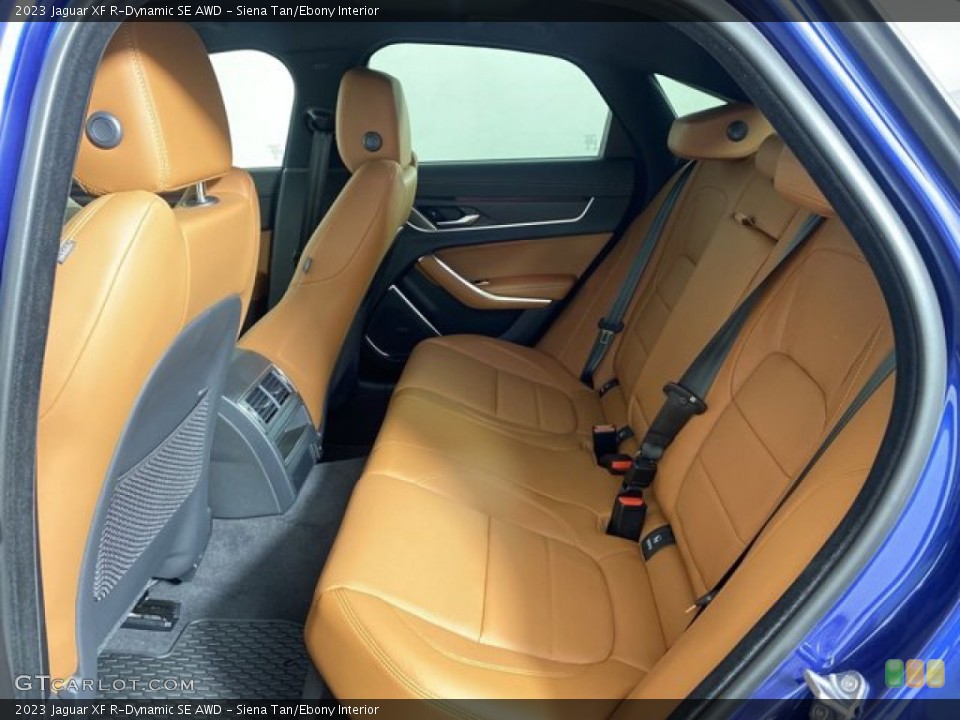 Siena Tan/Ebony Interior Rear Seat for the 2023 Jaguar XF R-Dynamic SE AWD #146269392