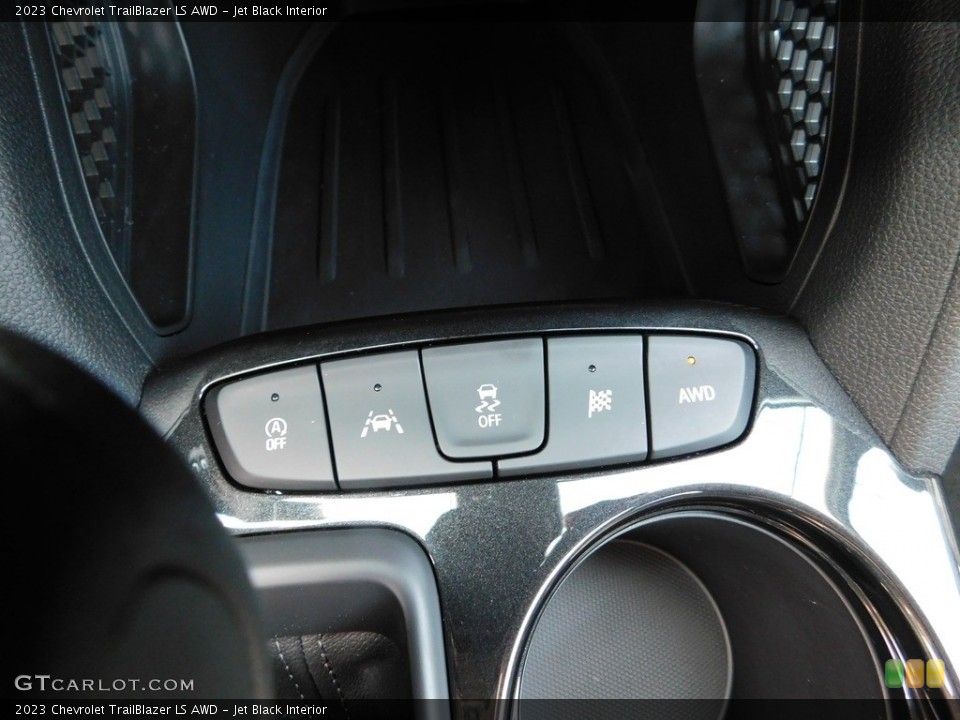 Jet Black Interior Controls for the 2023 Chevrolet TrailBlazer LS AWD #146269532