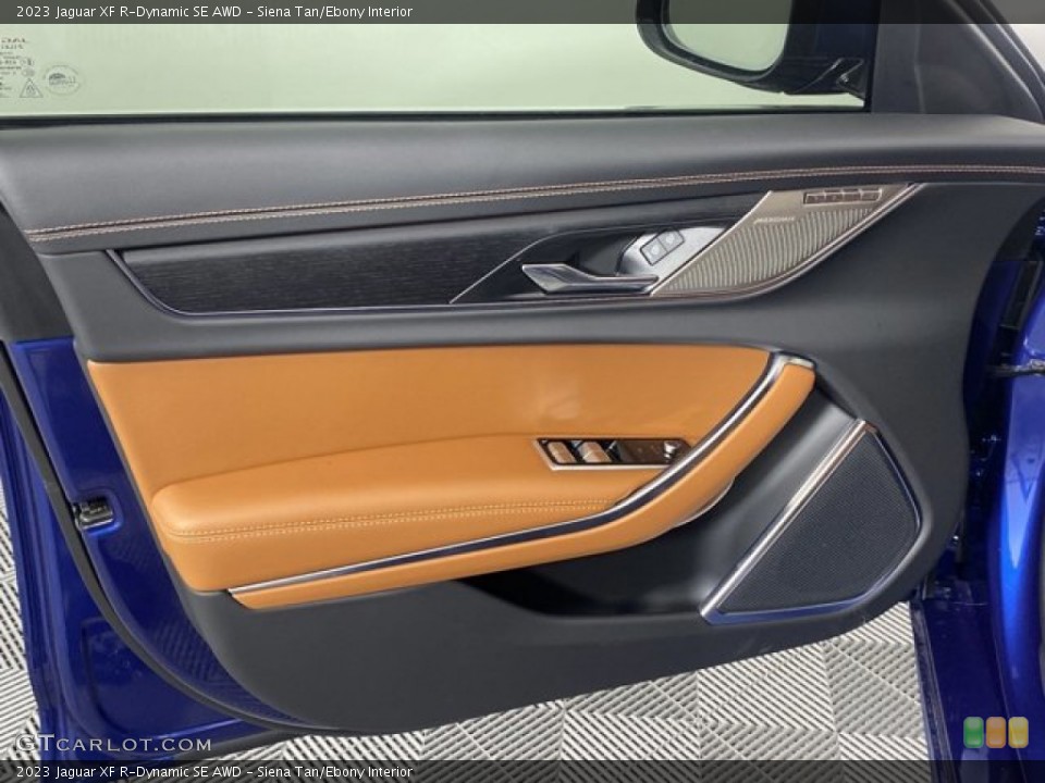 Siena Tan/Ebony Interior Door Panel for the 2023 Jaguar XF R-Dynamic SE AWD #146269562