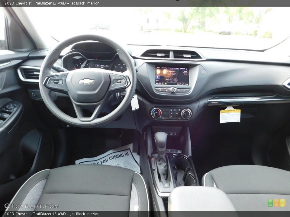 Jet Black Interior Dashboard for the 2023 Chevrolet TrailBlazer LS AWD #146269574