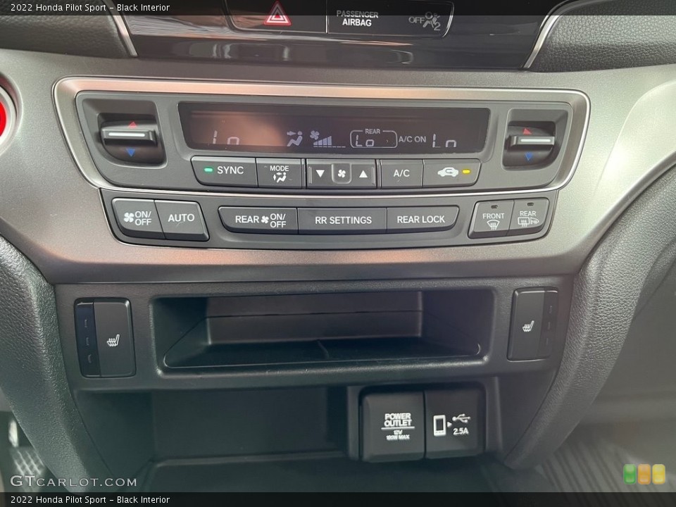Black Interior Controls for the 2022 Honda Pilot Sport #146270519