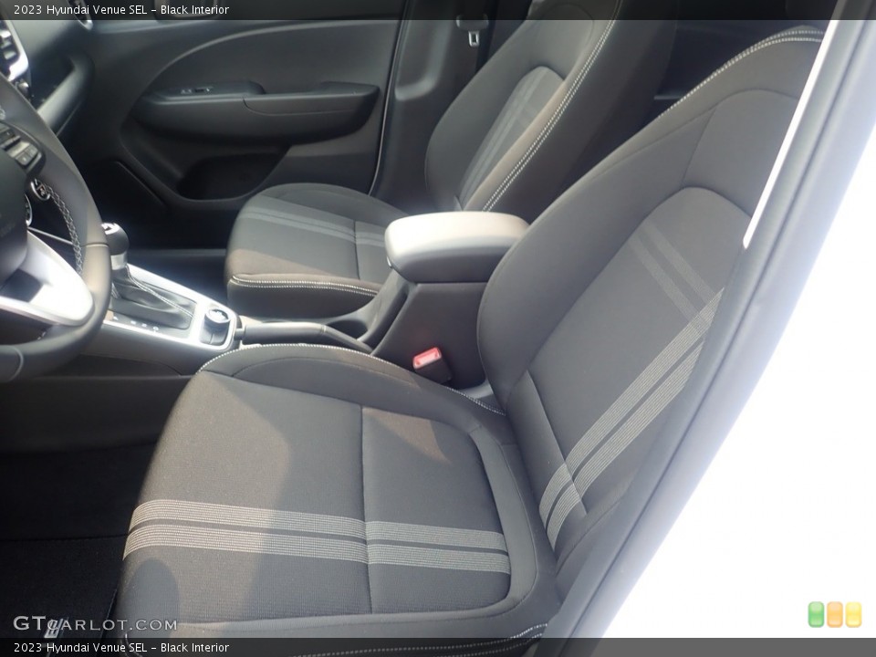 Black Interior Front Seat for the 2023 Hyundai Venue SEL #146271257