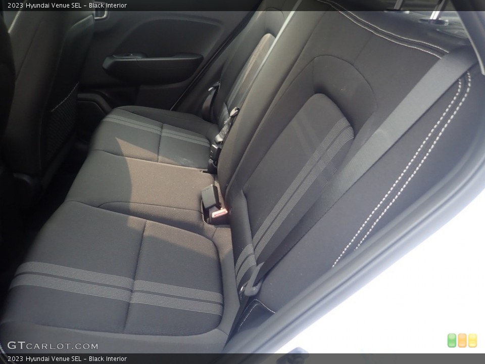 Black Interior Rear Seat for the 2023 Hyundai Venue SEL #146271269