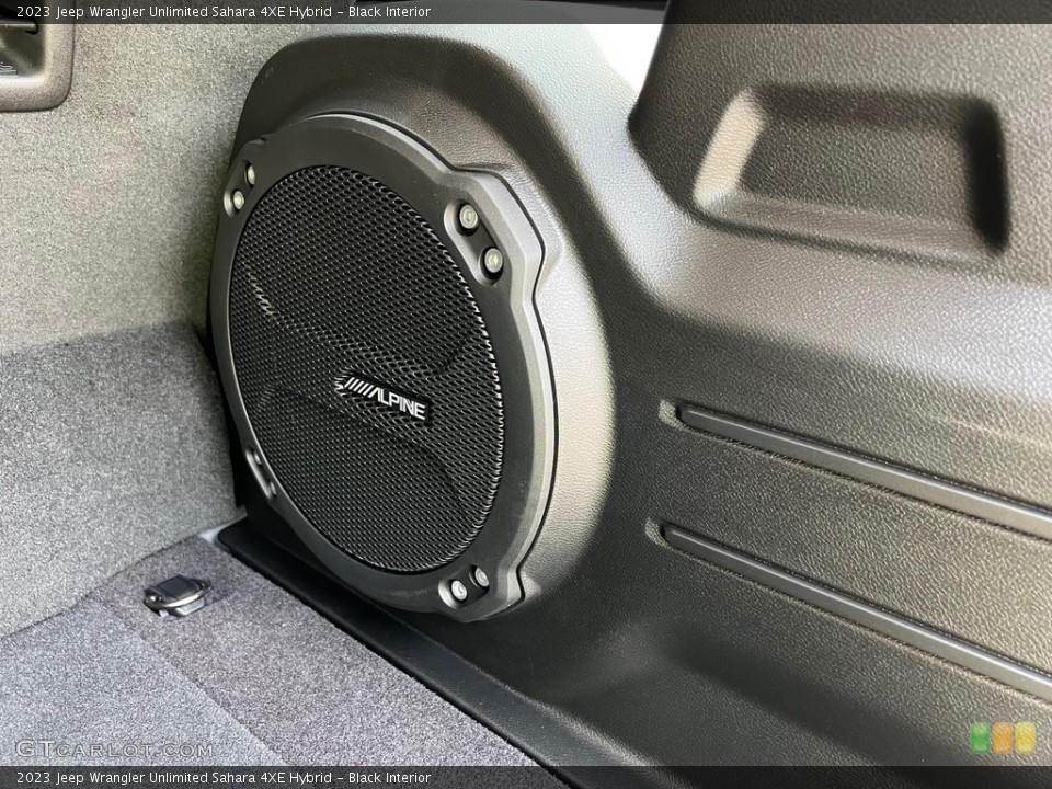 Black Interior Audio System for the 2023 Jeep Wrangler Unlimited Sahara 4XE Hybrid #146271781