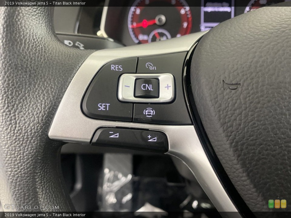 Titan Black Interior Steering Wheel for the 2019 Volkswagen Jetta S #146272058