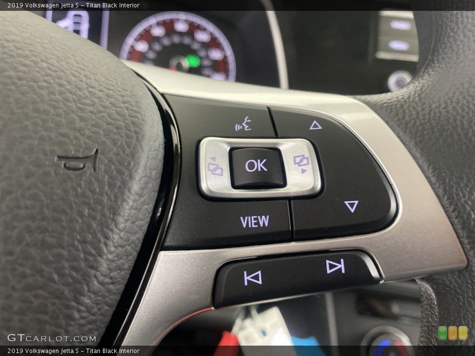 Titan Black Interior Steering Wheel for the 2019 Volkswagen Jetta S #146272082