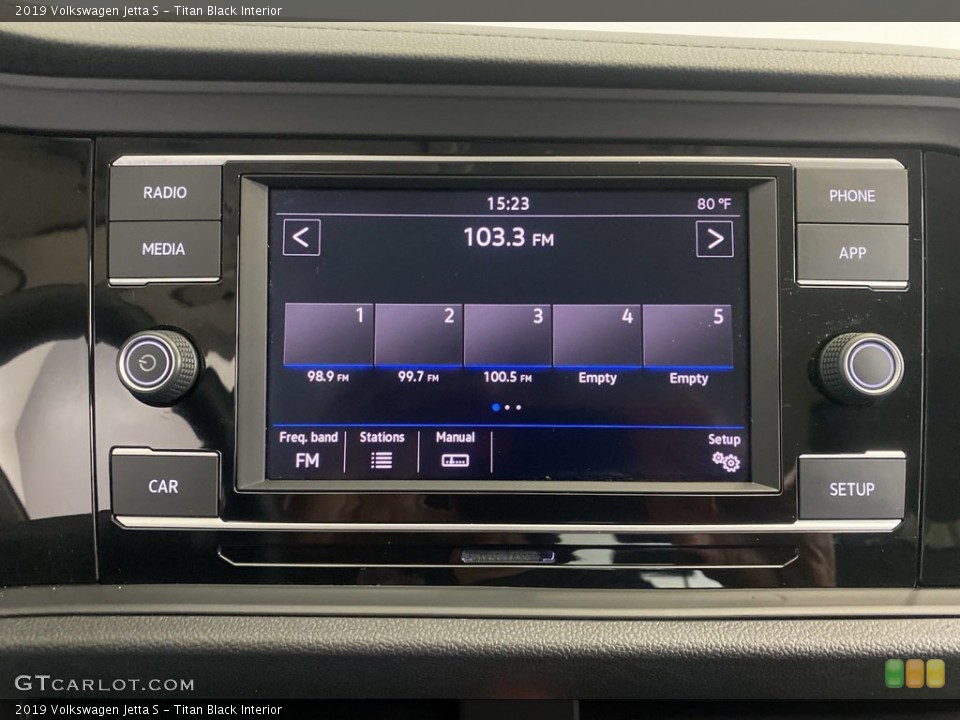 Titan Black Interior Audio System for the 2019 Volkswagen Jetta S #146272166