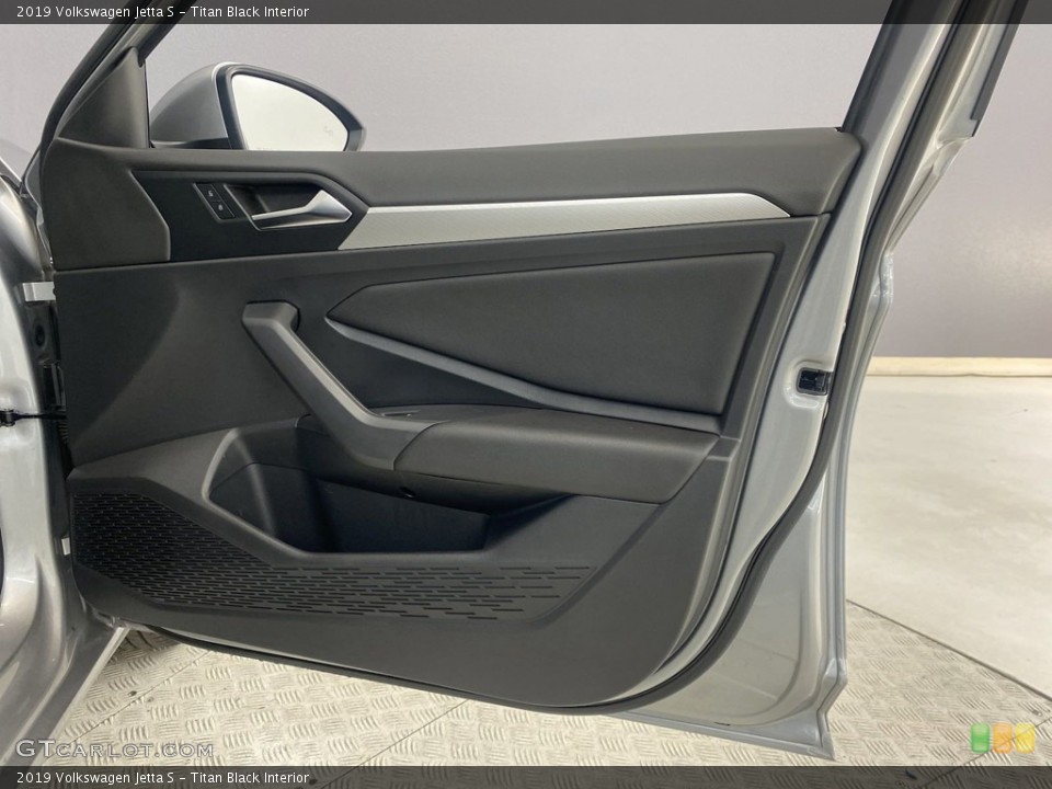 Titan Black Interior Door Panel for the 2019 Volkswagen Jetta S #146272322