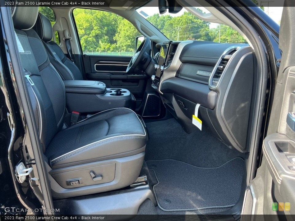 Black Interior Front Seat for the 2023 Ram 2500 Laramie Crew Cab 4x4 #146272487