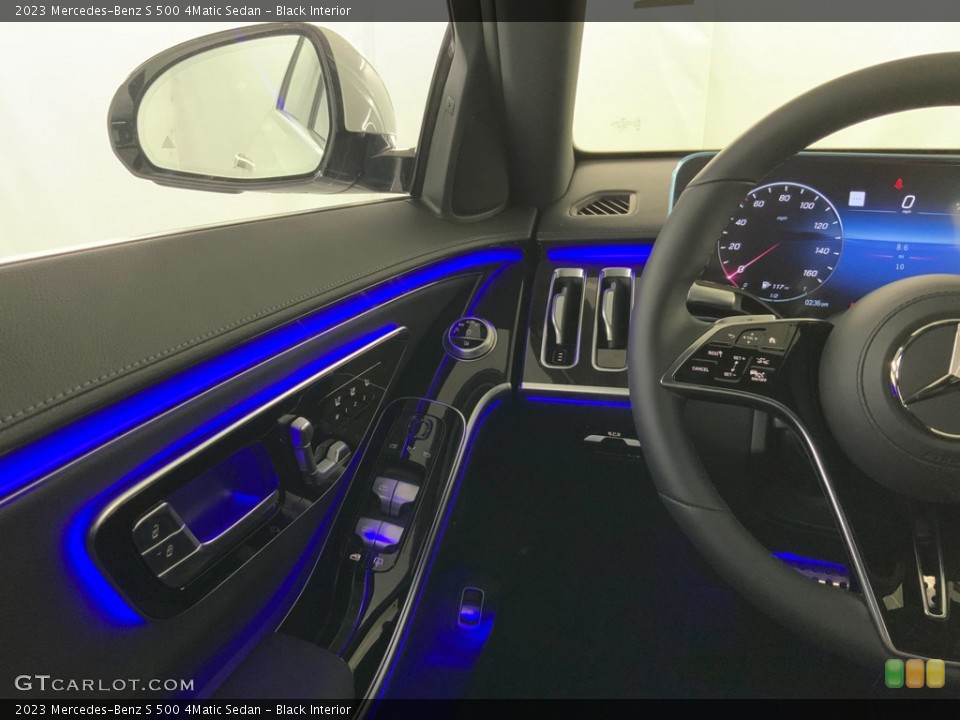 Black Interior Door Panel for the 2023 Mercedes-Benz S 500 4Matic Sedan #146273927