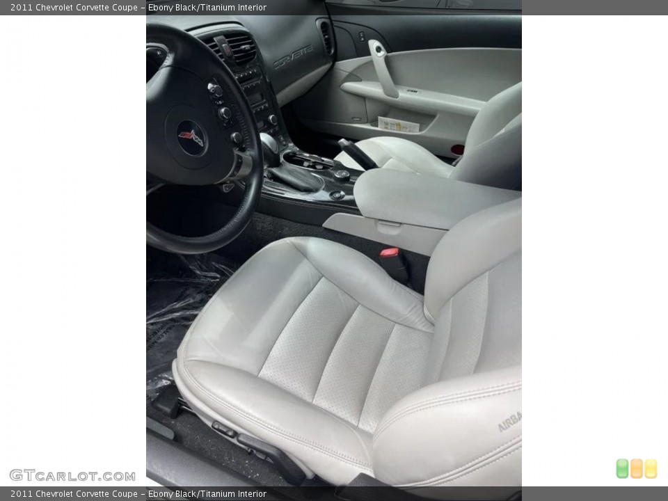 Ebony Black/Titanium Interior Photo for the 2011 Chevrolet Corvette Coupe #146273978