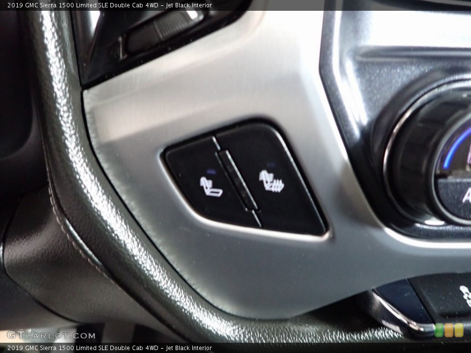 Jet Black Interior Controls for the 2019 GMC Sierra 1500 Limited SLE Double Cab 4WD #146274443