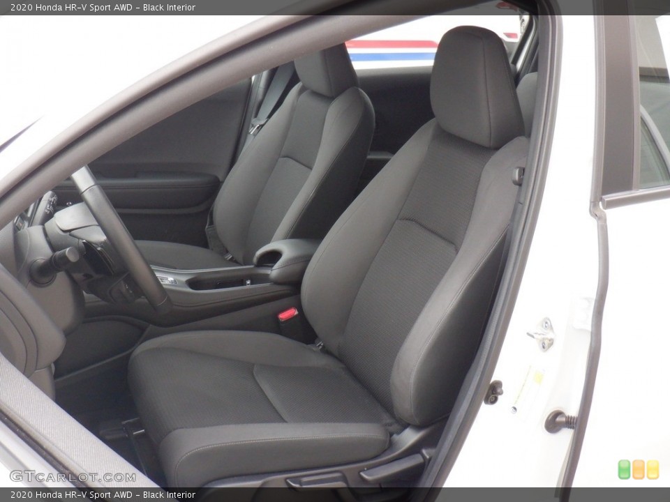 Black Interior Front Seat for the 2020 Honda HR-V Sport AWD #146275145