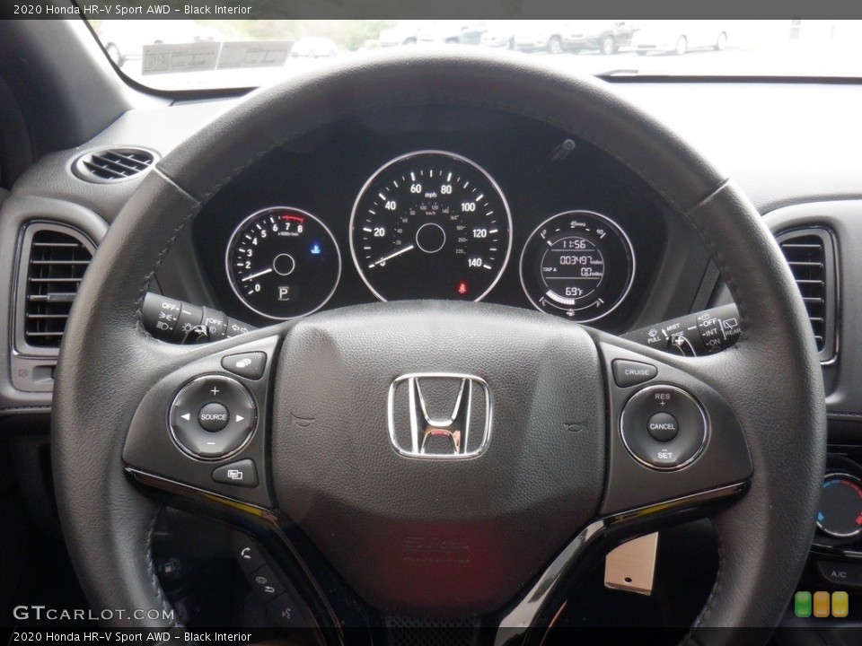 Black Interior Gauges for the 2020 Honda HR-V Sport AWD #146275241
